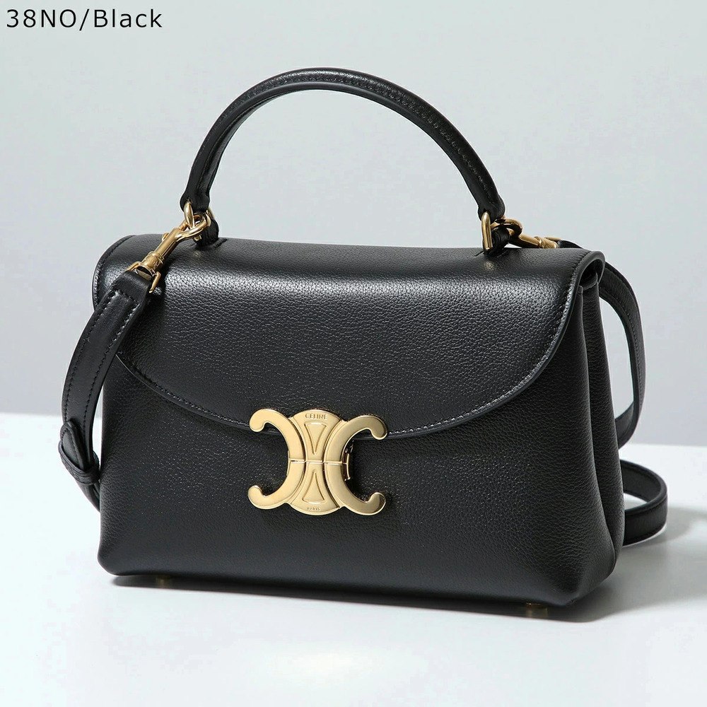 Celine Teen Nino handbag leather shoulder bag Triomphe - Picture 6 of 8